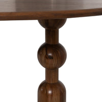 Table à manger Nami en acacia massif, plateau organique 240 cm - vue 7 | Square Paris