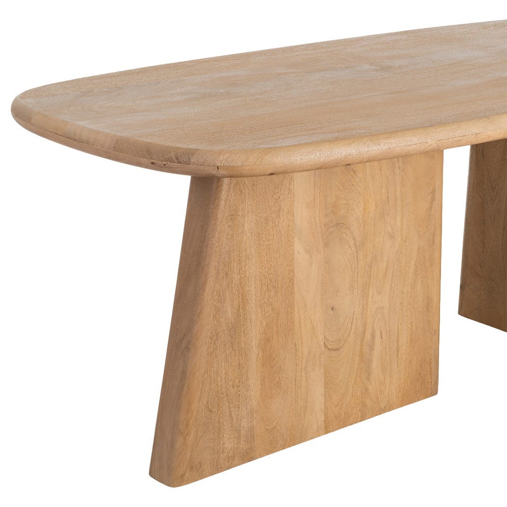Table à manger Noya en manguier massif naturel - vue 5 | Square Paris