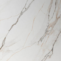 Table à manger Aura en céramique effet marbre - vue 7 | Square Paris