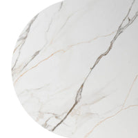 Table à manger Aura en céramique effet marbre - vue 8 | Square Paris