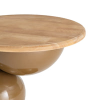 Table d'appoint Kena en bois et métal - vue 3 | Square Paris