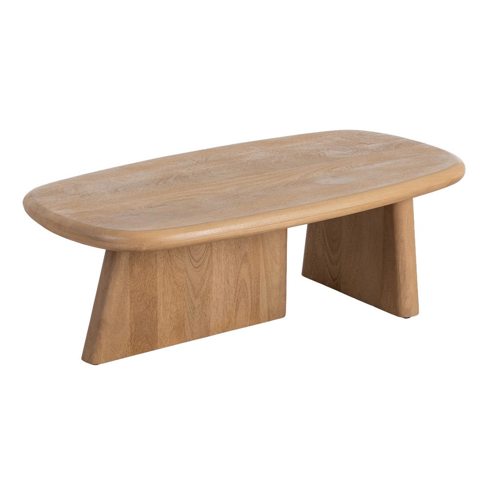 Table basse Noya en manguier massif - vue 3 | Square Paris