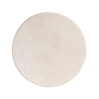 Table basse ronde Isao en marbre et manguier - vue 7 | Square Paris