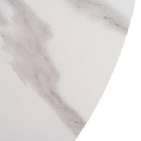Table ovale Nori en céramique effet marbre - vue 6 | Square Paris