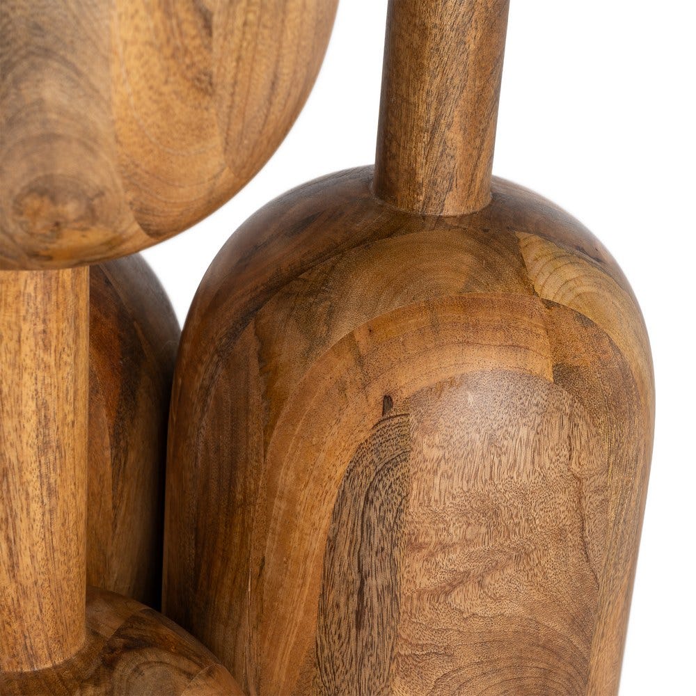 Table ronde Legno en manguier massif - vue 8 | Square Paris