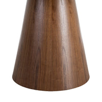 Table ronde Bosco effet bois foncé - vue 5 | Square Paris