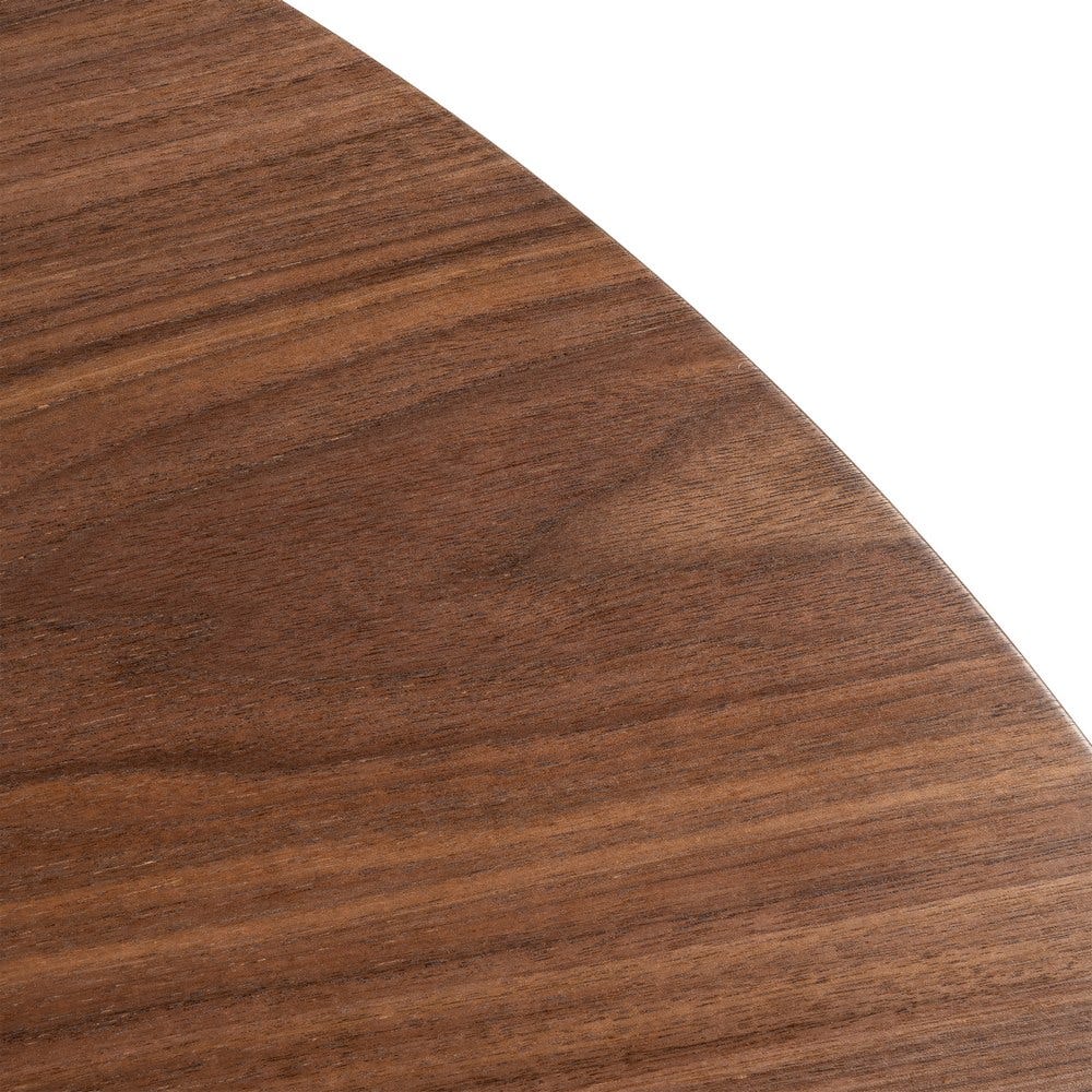 Table ronde Bosco effet bois foncé - vue 7 | Square Paris