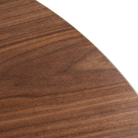 Table ronde Bosco effet bois foncé - vue 7 | Square Paris