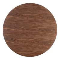 Table ronde Bosco effet bois foncé - vue 8 | Square Paris