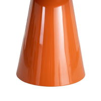 Table ronde Brio laquée orange brillant - vue 5 | Square Paris